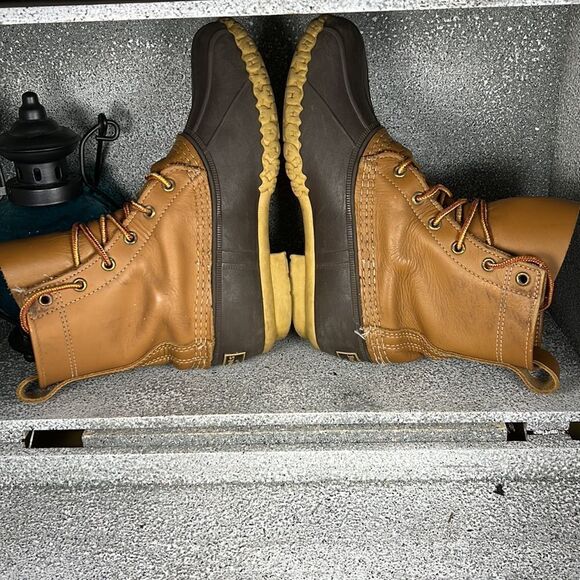 L.L. Bean Bean Boots Rubber Outdoor Rain Yard Boots Shoes Size 7 - Picture 5 of 7